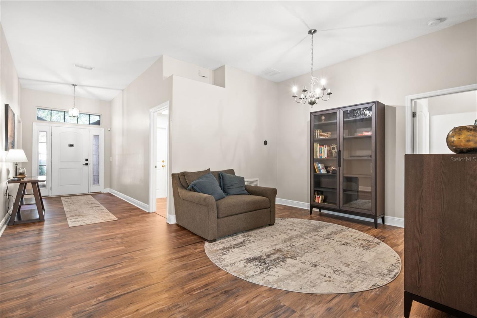 Looking toward front door