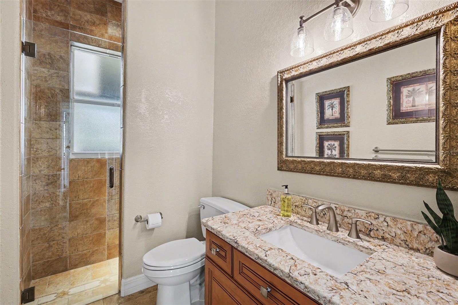 Guest Suite full bath with walk in shower