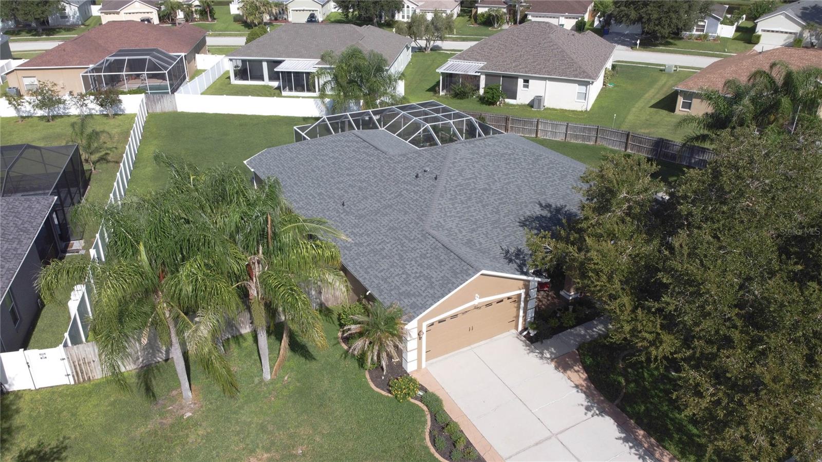 Aerial House and Yard