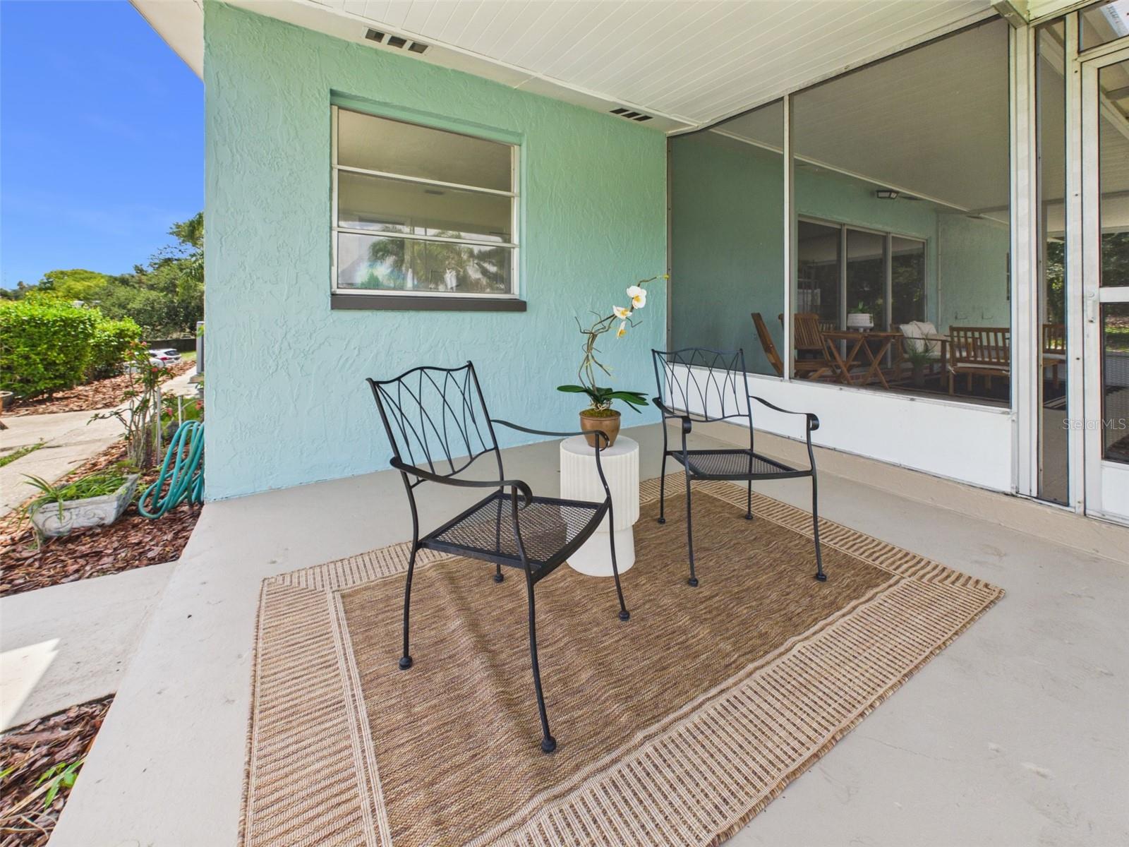 Exterior patio, perfect for outdoor grilling