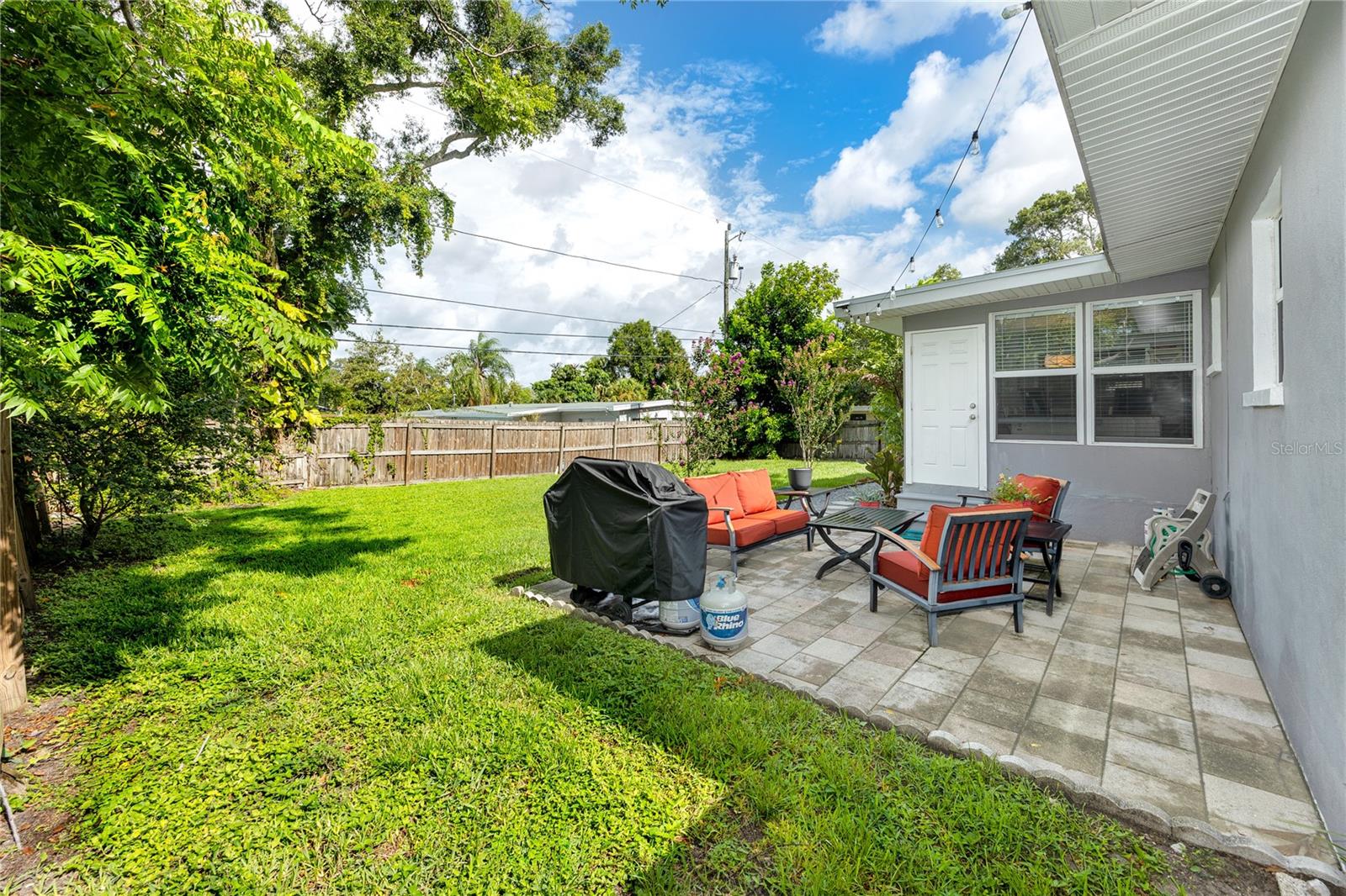 Paver patio