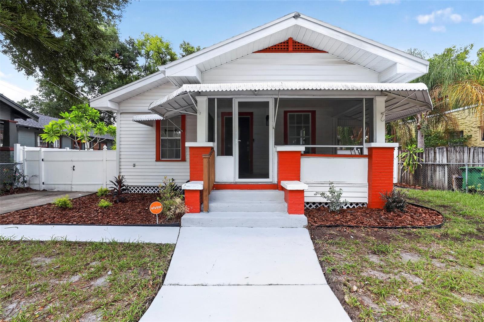 Front elevation of charming 1922 bungalow