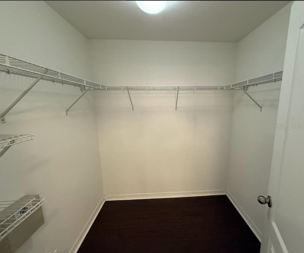 Primary walk in closet