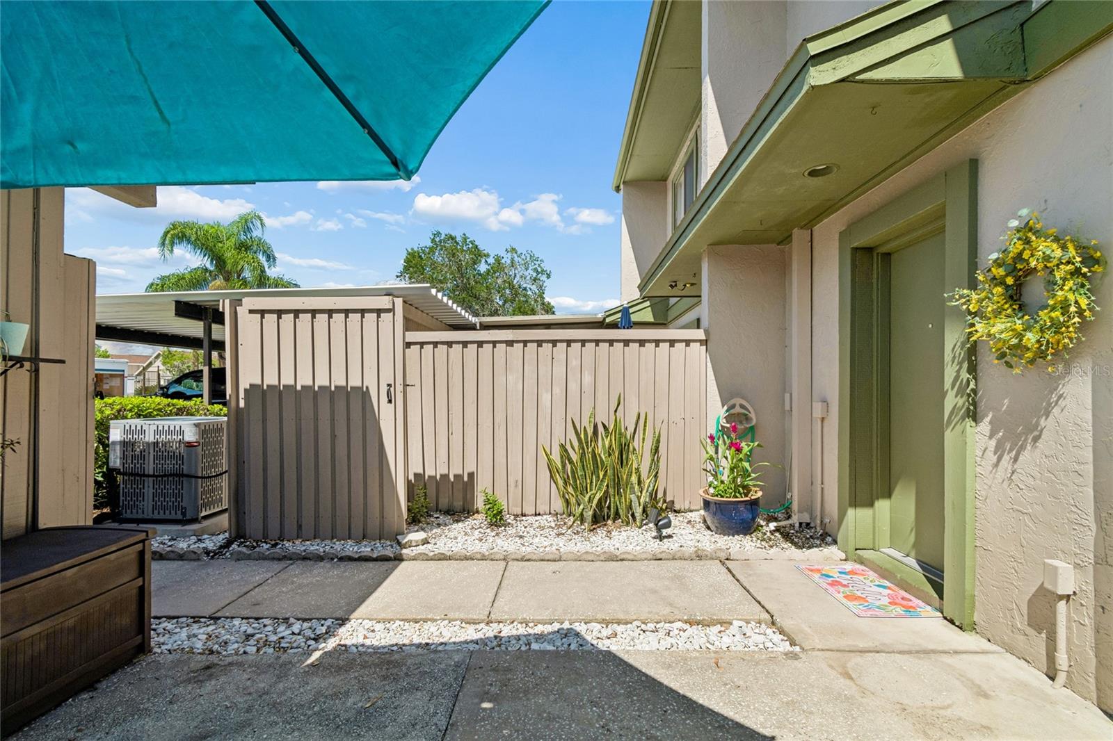 Private courtyard