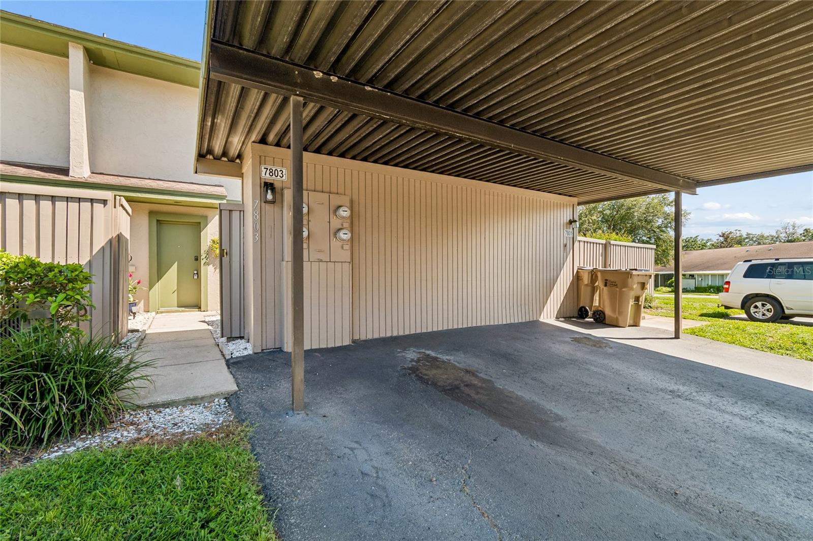 Covered carport