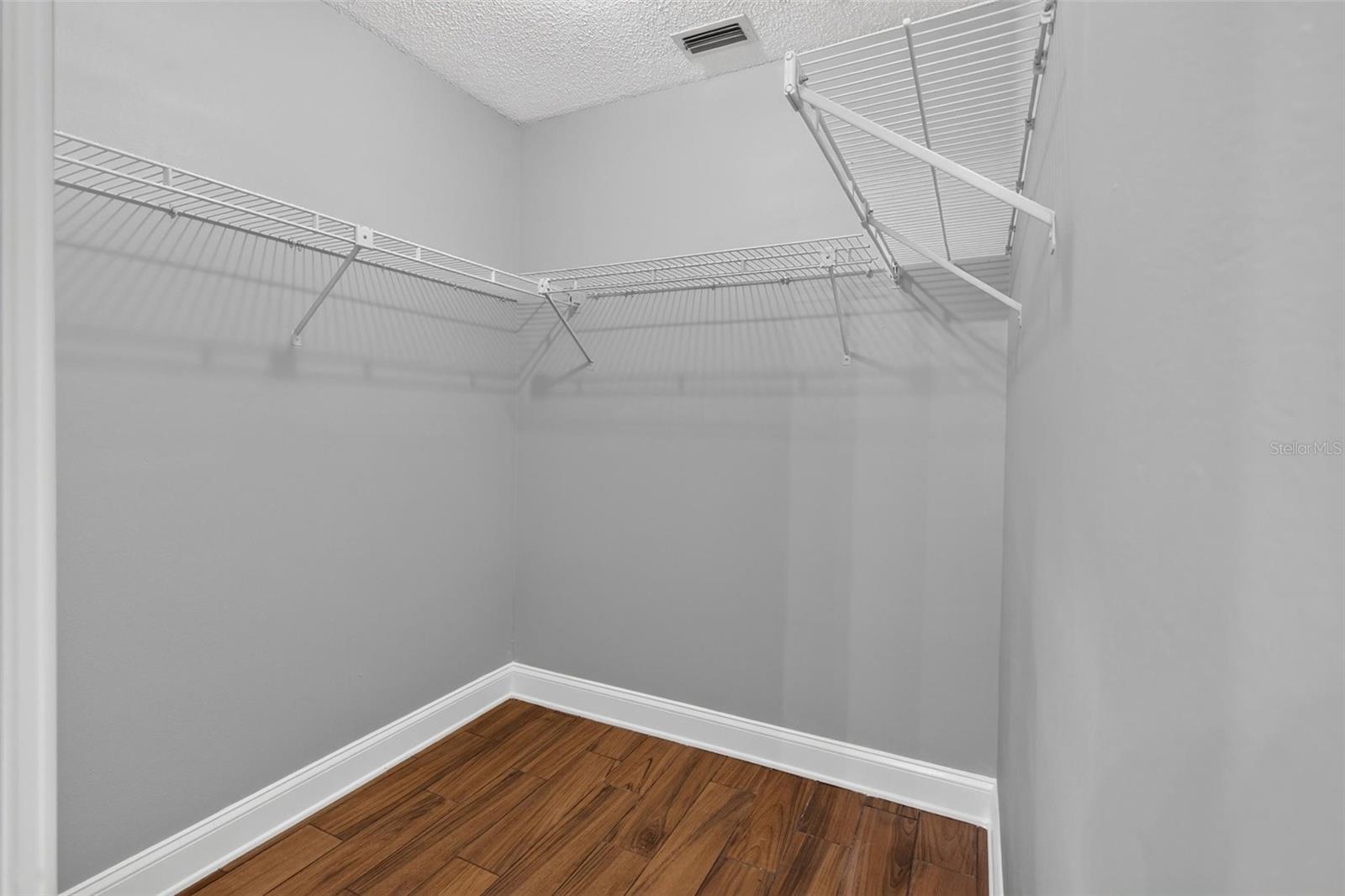 Primary walk-in closet