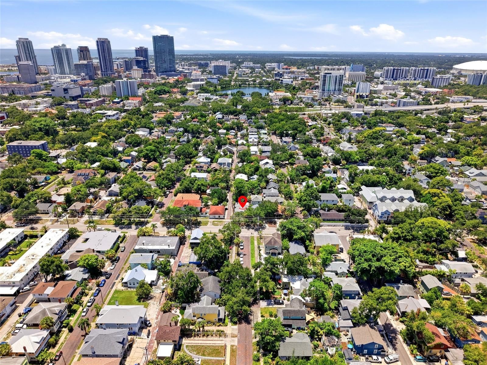 Historic Uptown is a charming neighborhood in itself with round lake and mom and pop coffee shops, restaurants and small businesses.