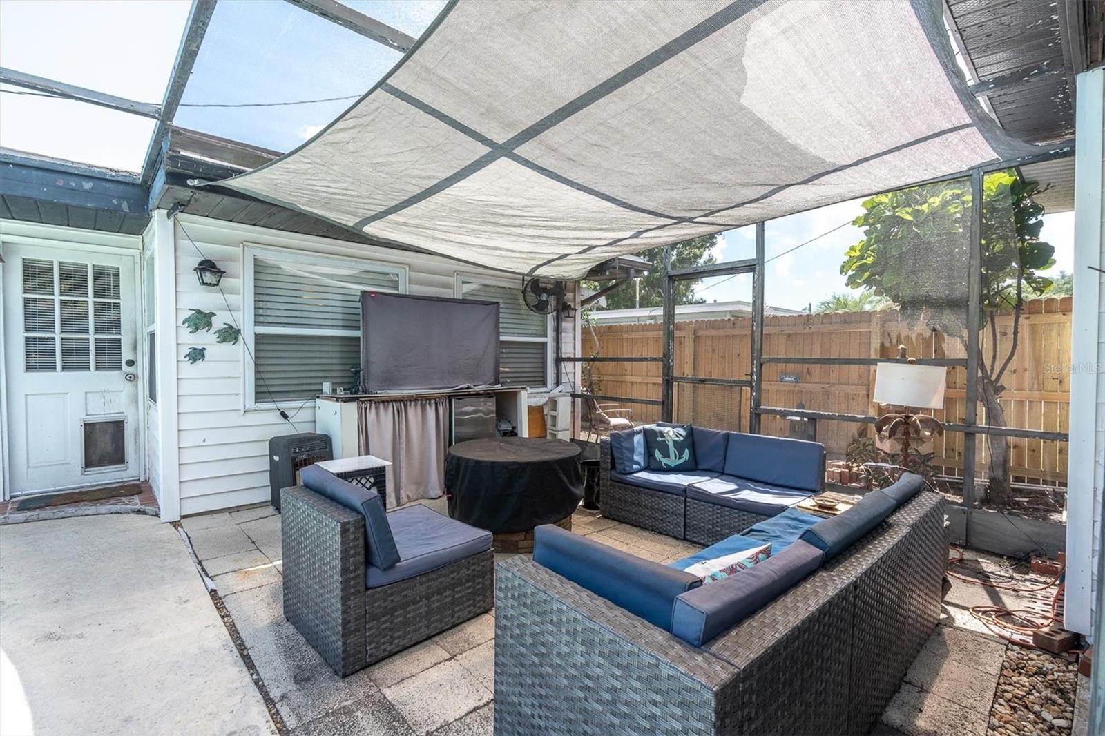 Outdoor sitting area