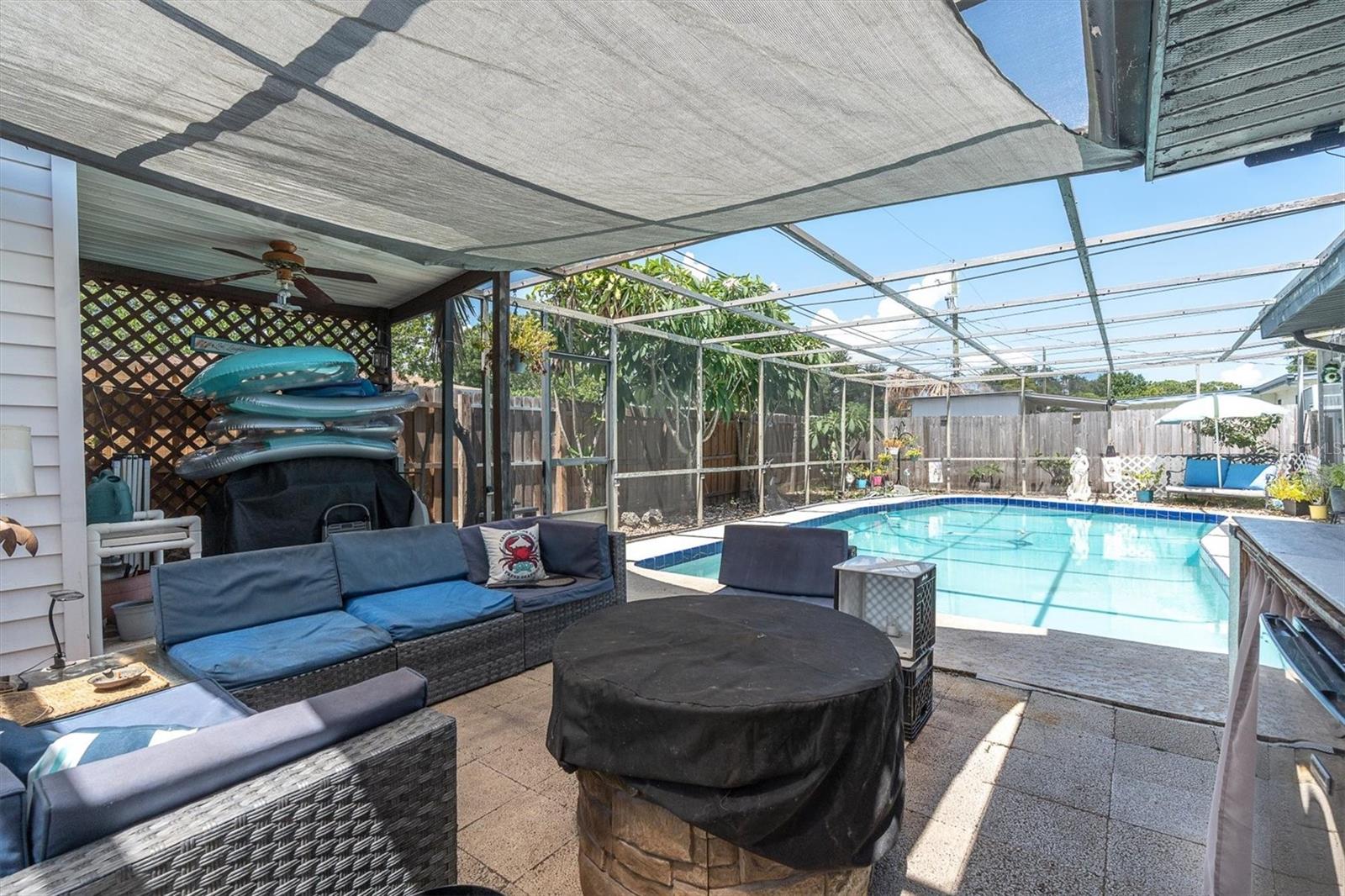Outdoor sitting area