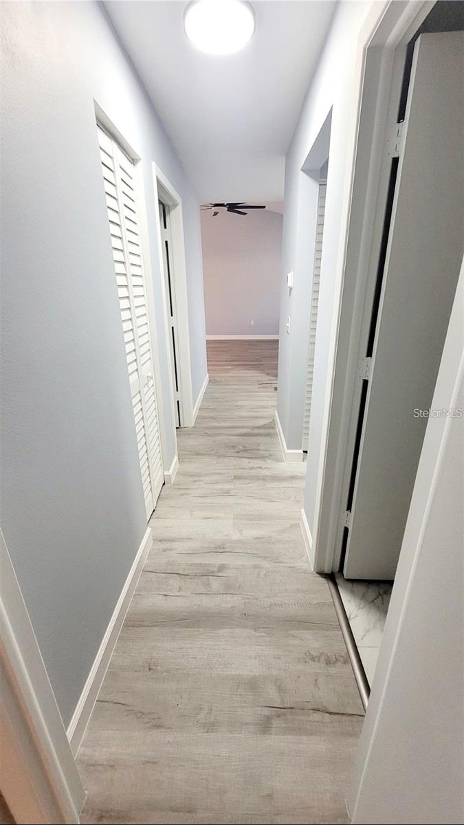 Foyer to living area.