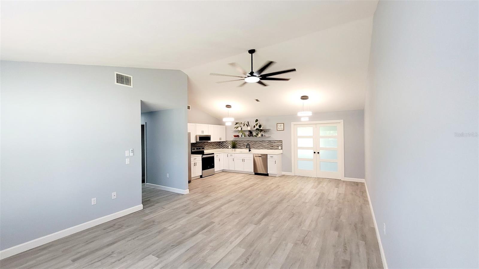 Living room , dining room, kitchen
