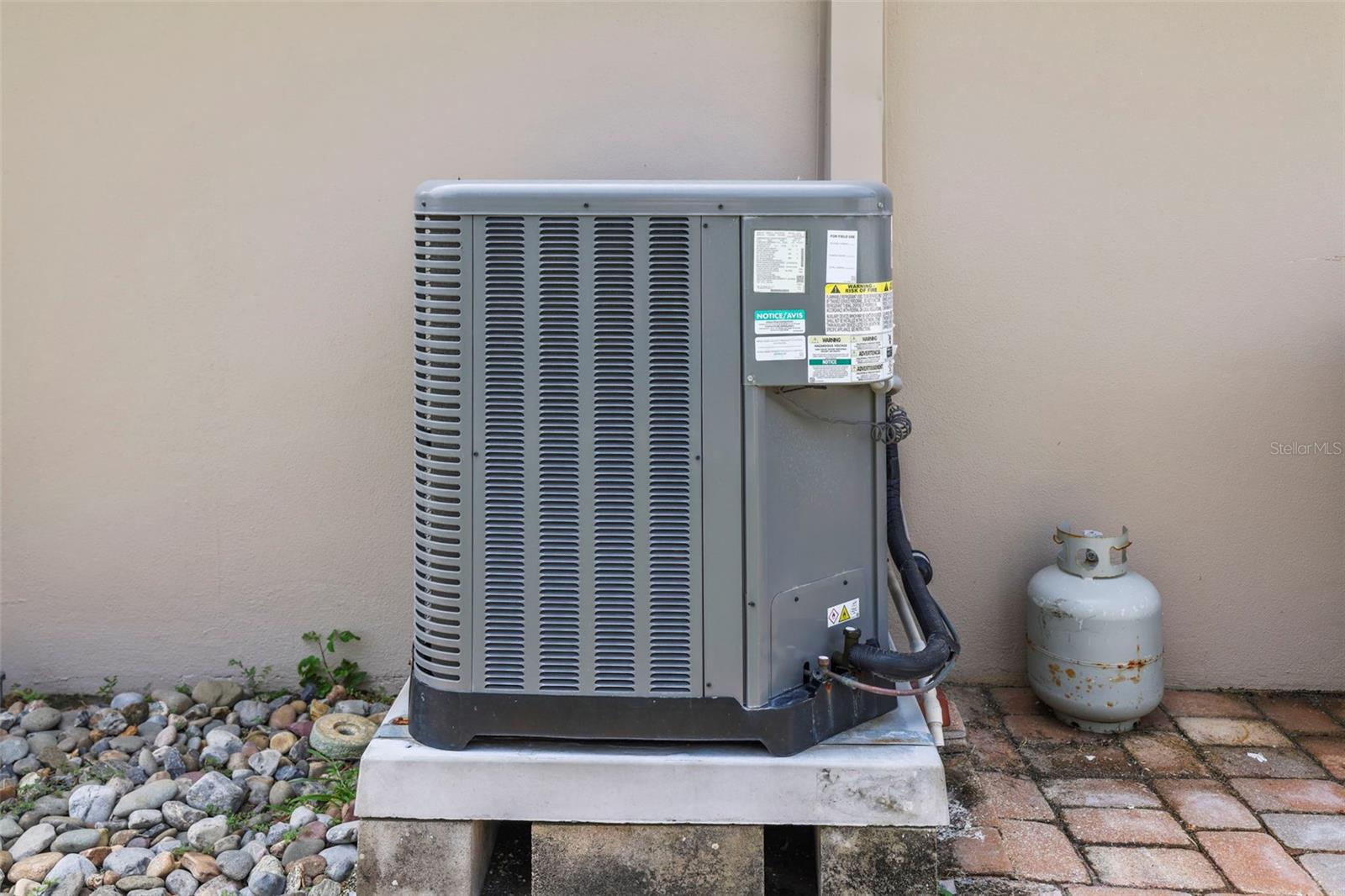 HVAC condenser unit.