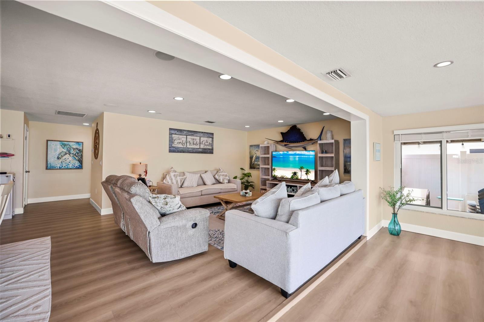 Living room from the Florida room.