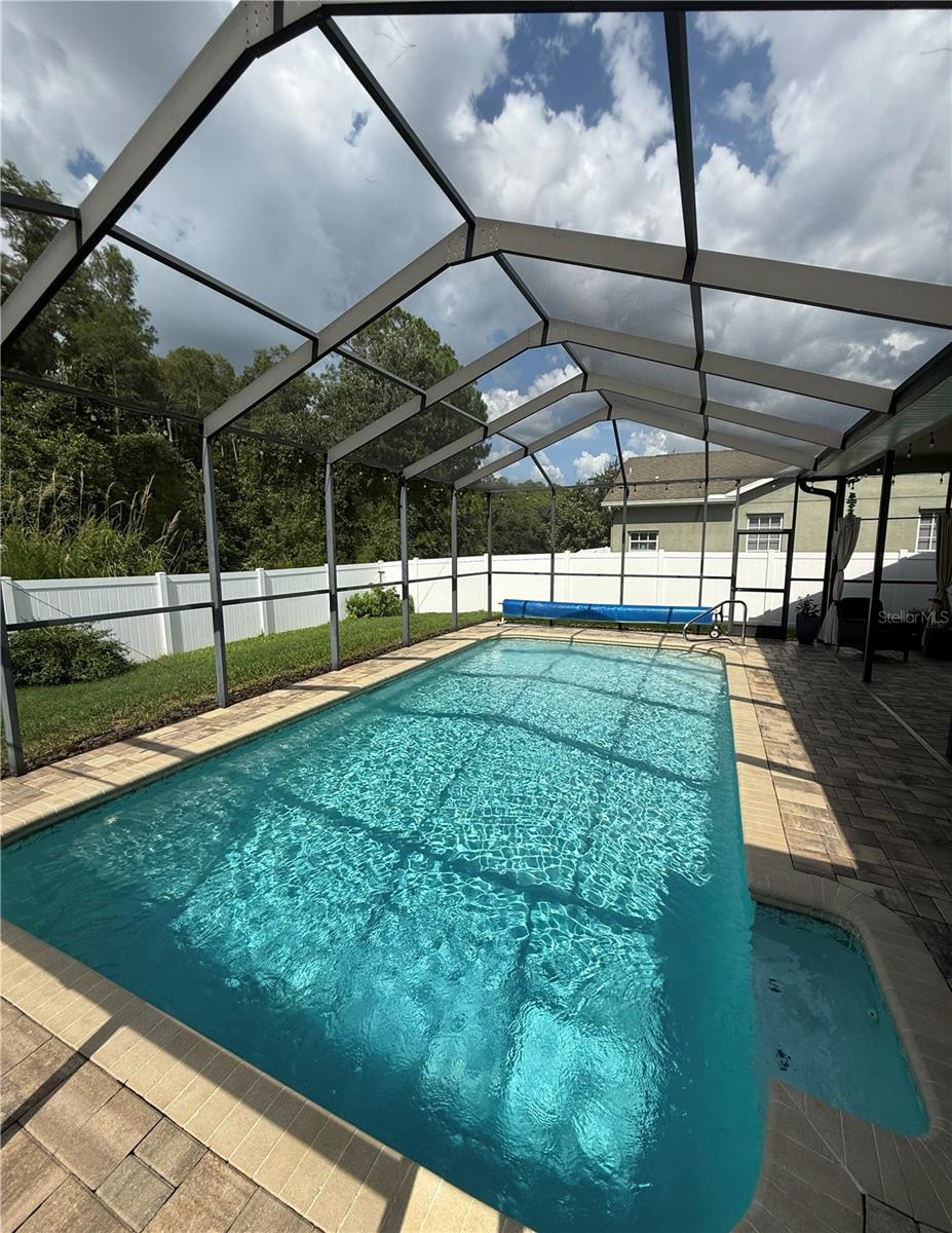 Pool cover included
