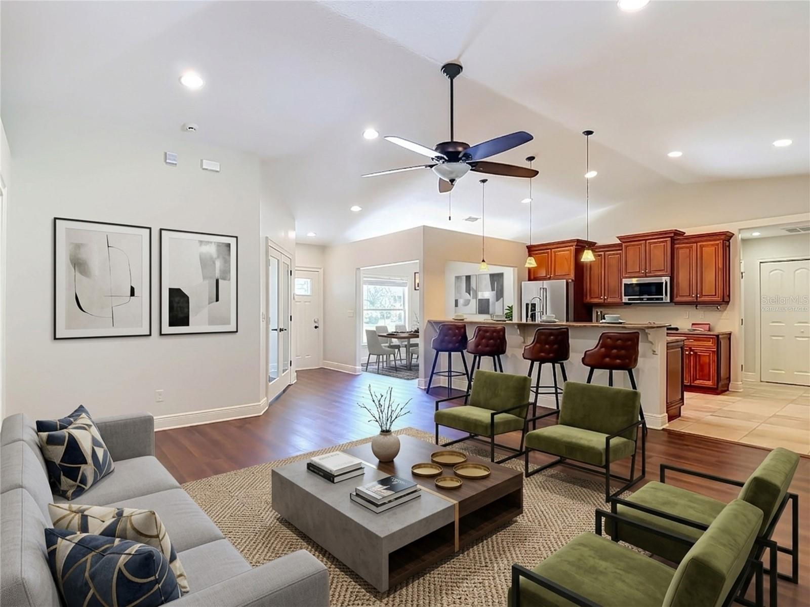 Virtually Staged Great Room