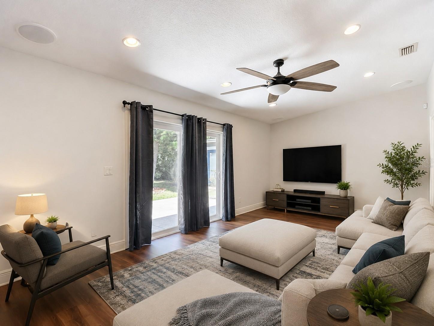 Virtually Staged Bonus/ Media Room