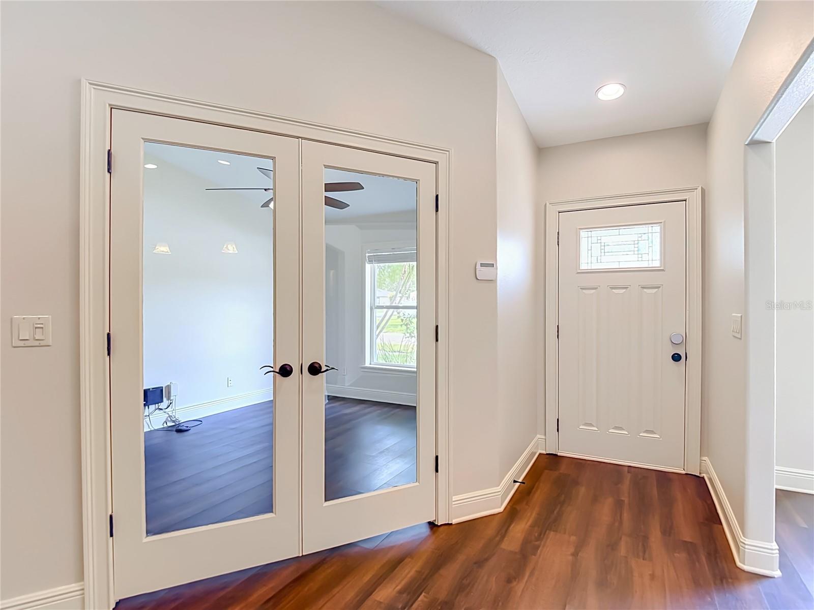 office and foyer