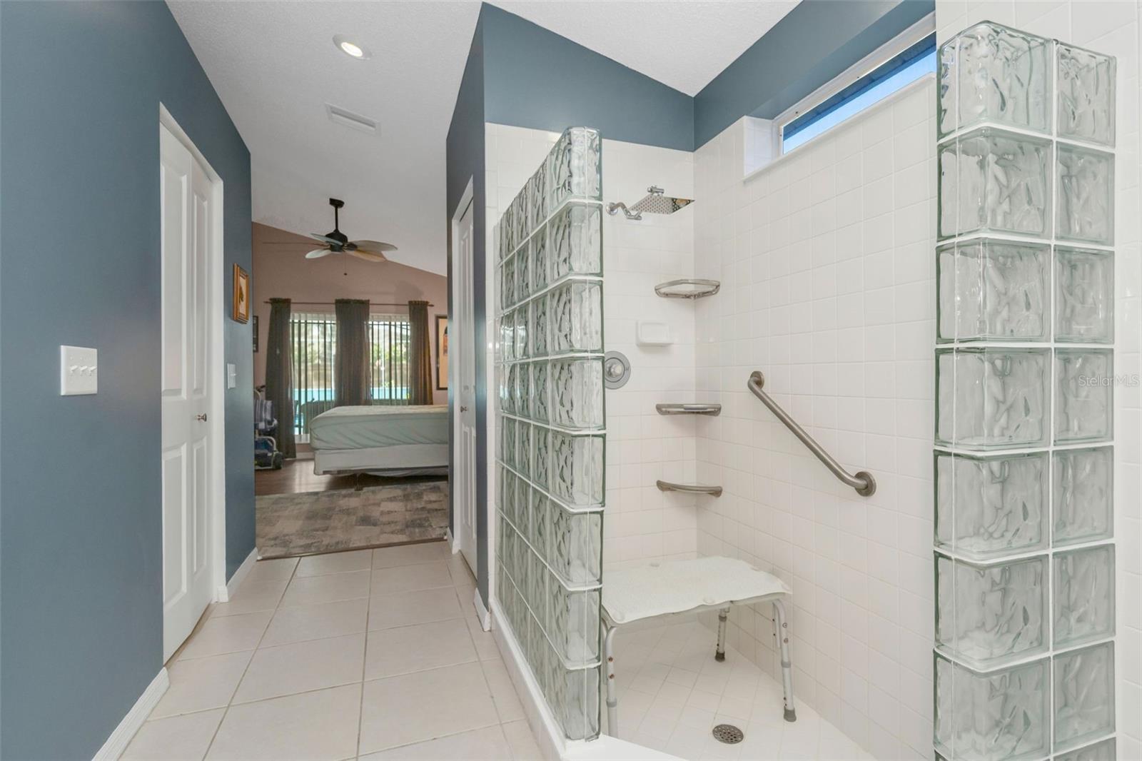Primary Bathroom with water closet