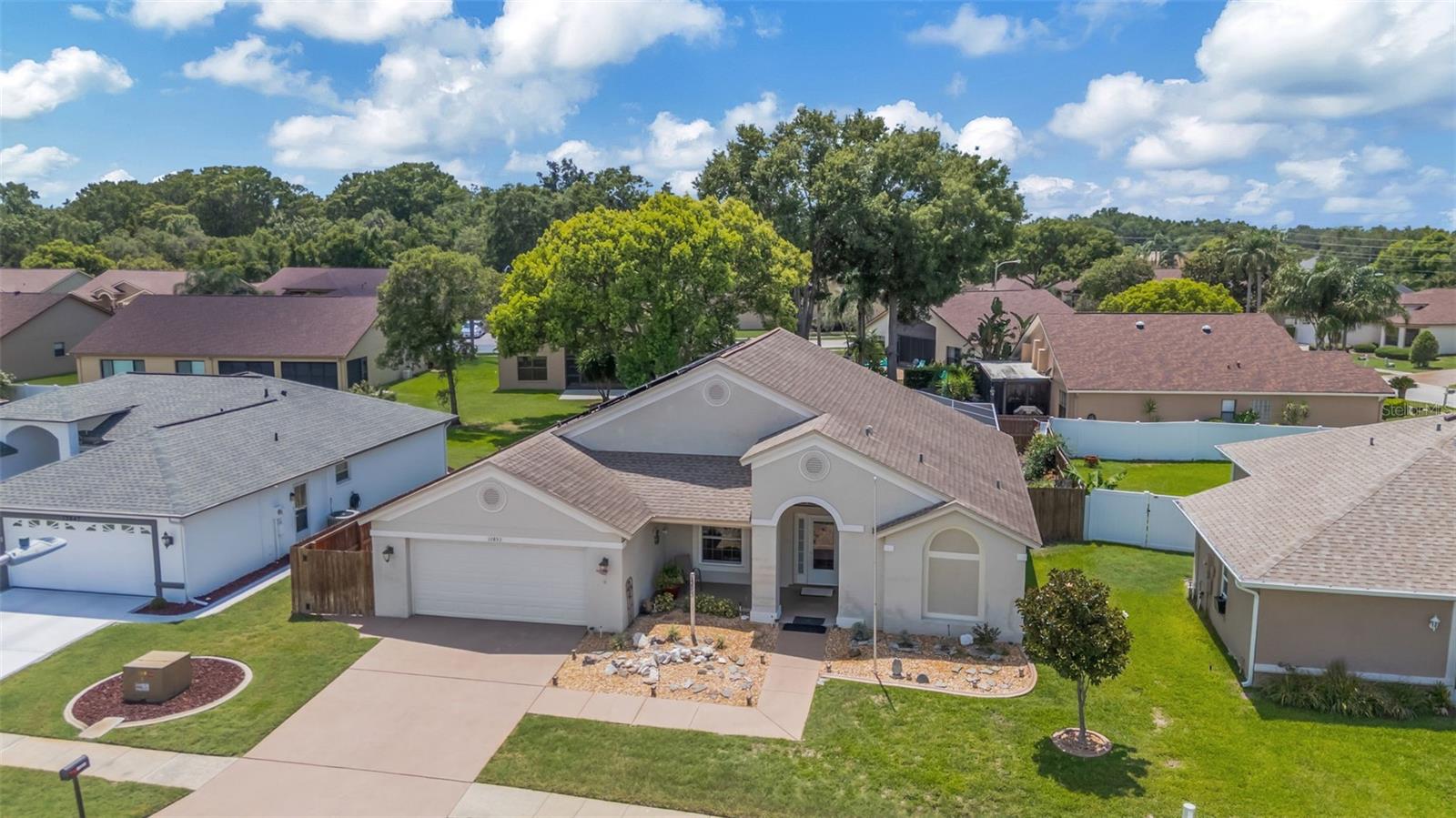 Aerial View of the home