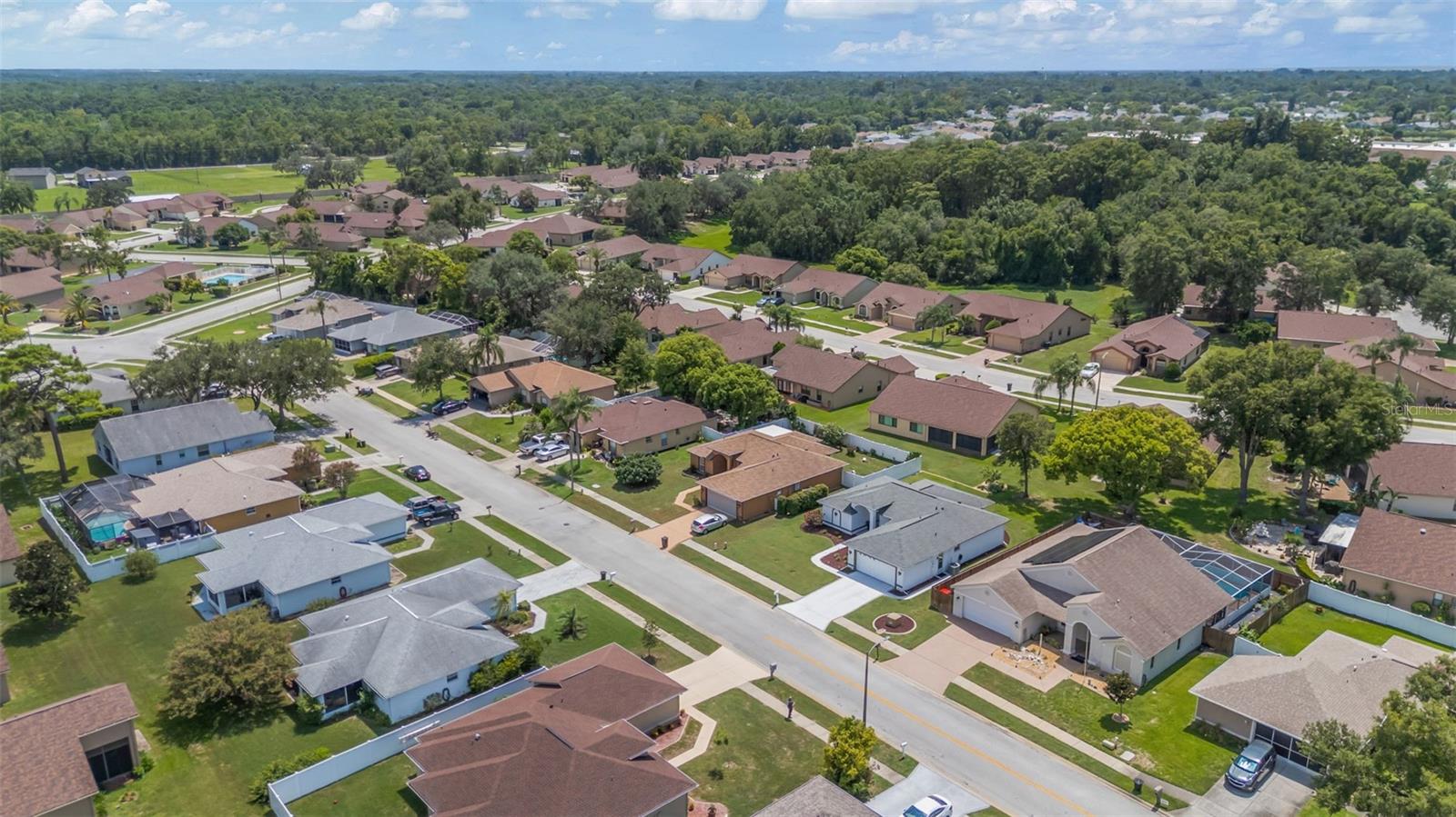 Aerial View of the neighborhood