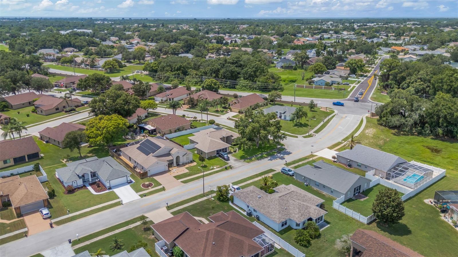 Aerial View of the neighborhood
