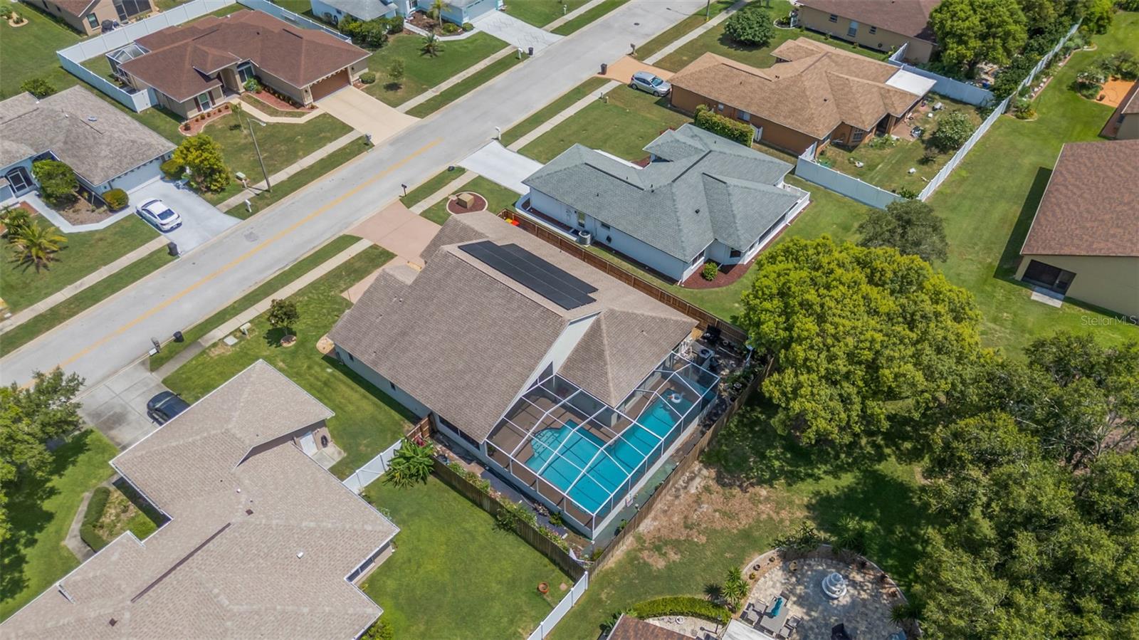 Aerial View of the home