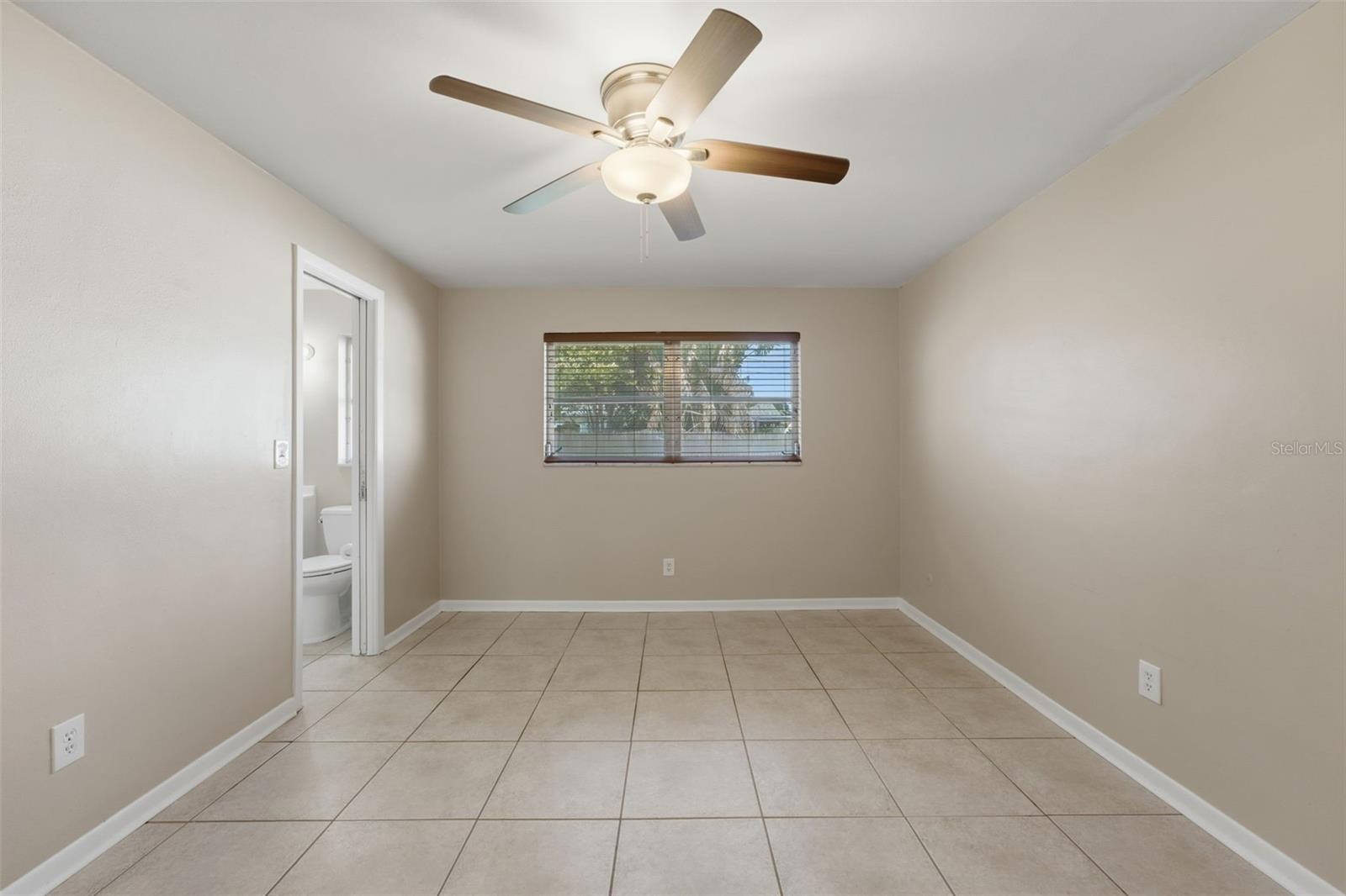 Primary suite with full bathroom