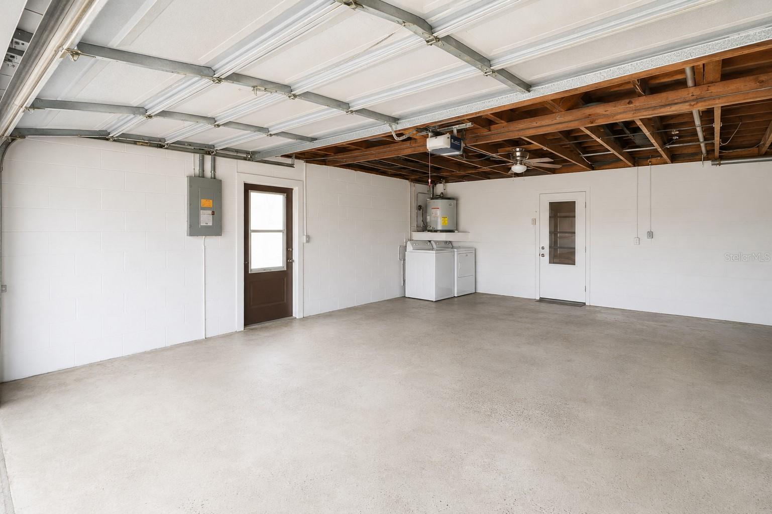 Laundry in Garage