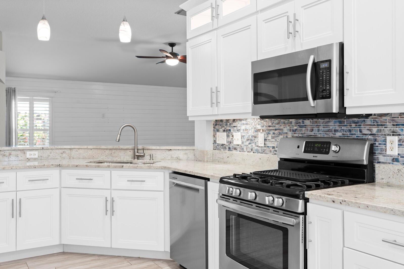 Updated Kitchen with Granite Countertops