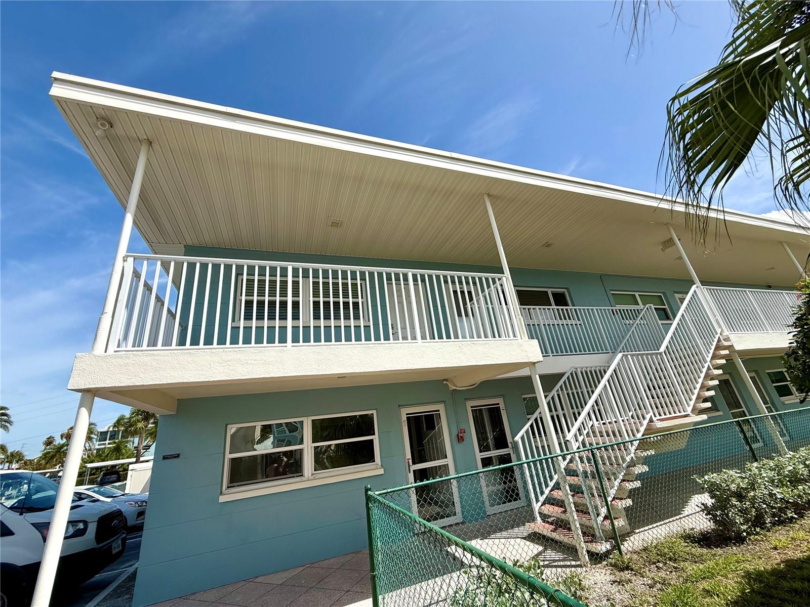 Unit 17 2nd Floor Front Exterior by the pool