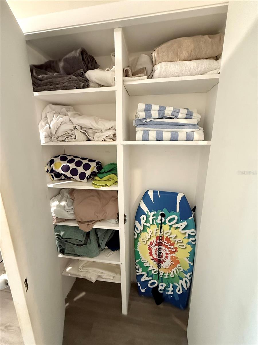 Linen/utility Closet