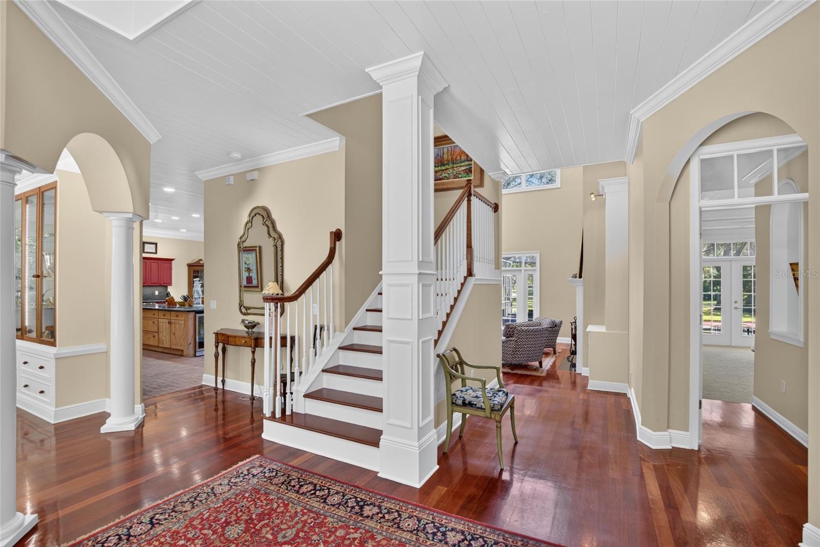 Foyer at front door