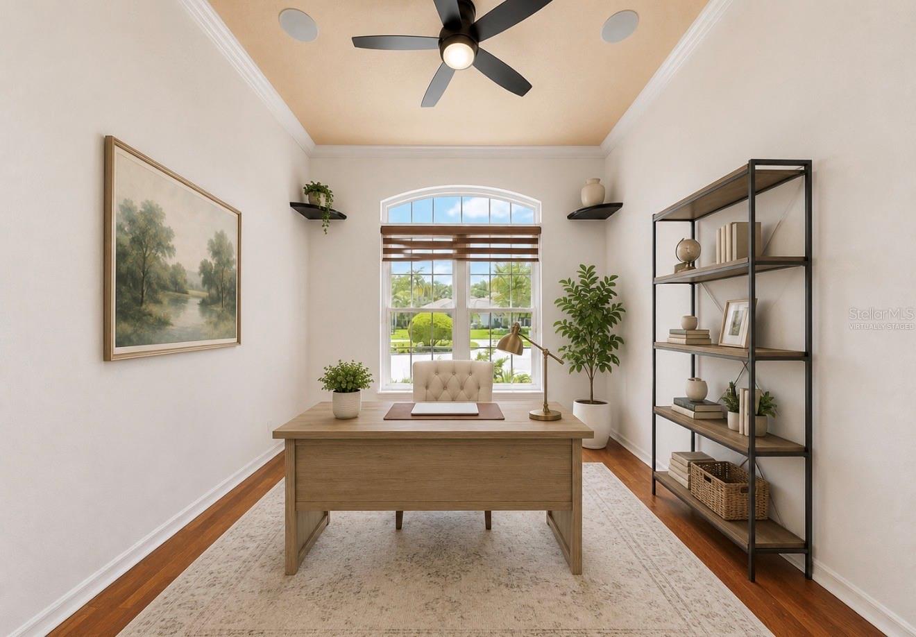 Office-Virtually staged