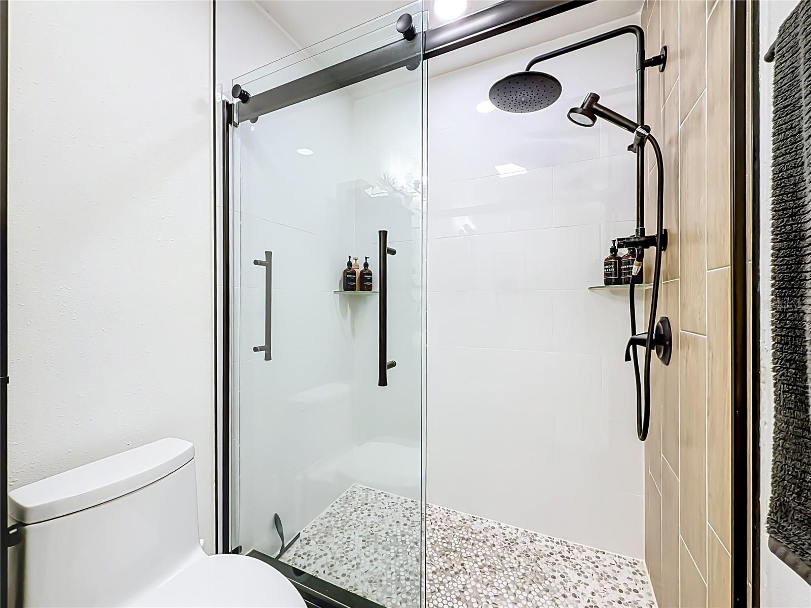 Beautiful walk-in shower