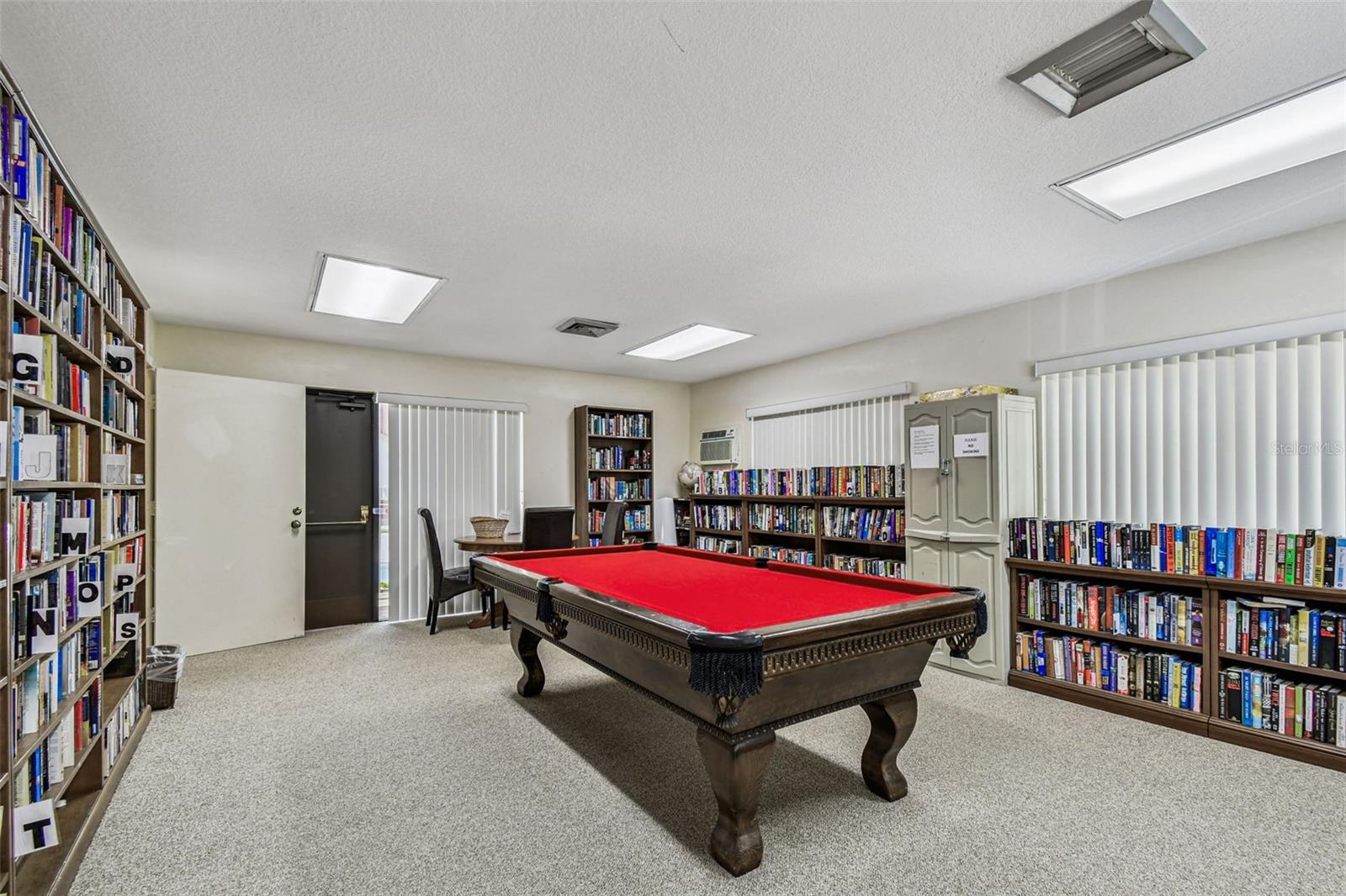 Pool Room and Library