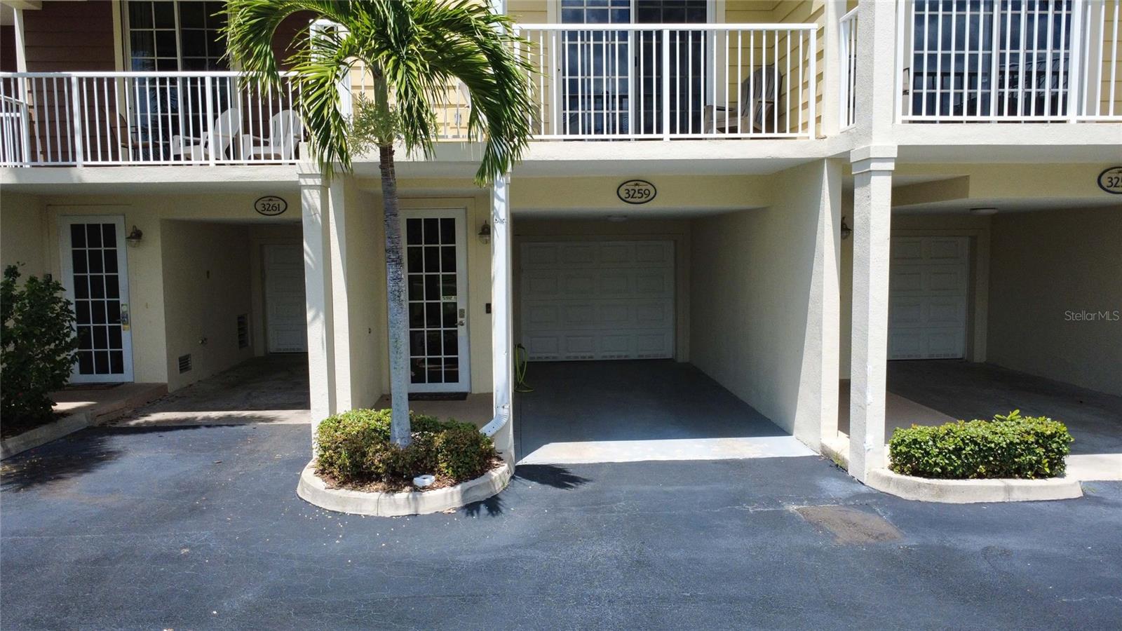 1st Floor Entry Door and Garage