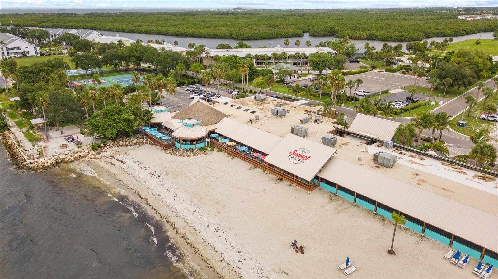 Little Harbor Sunset Grill Restaurant, Tiki Bar, Meeting Space, and Beach on Tampa Bay