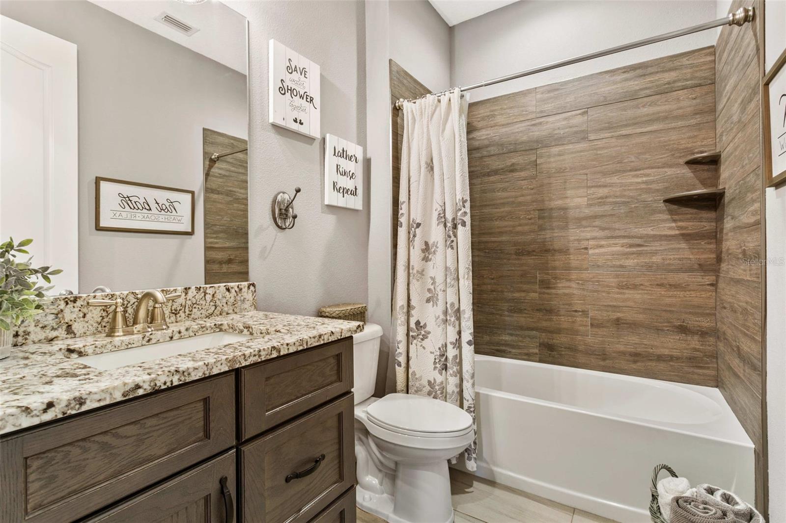 Beautifully appointed guest bathroom
