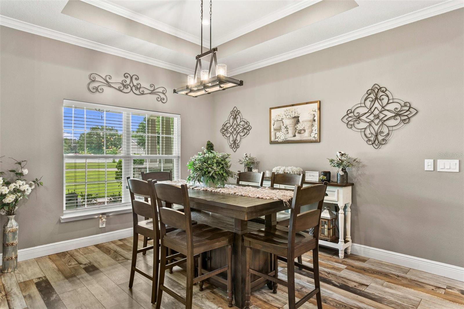 Dining room offering an elegant space for entertaining family and friends.