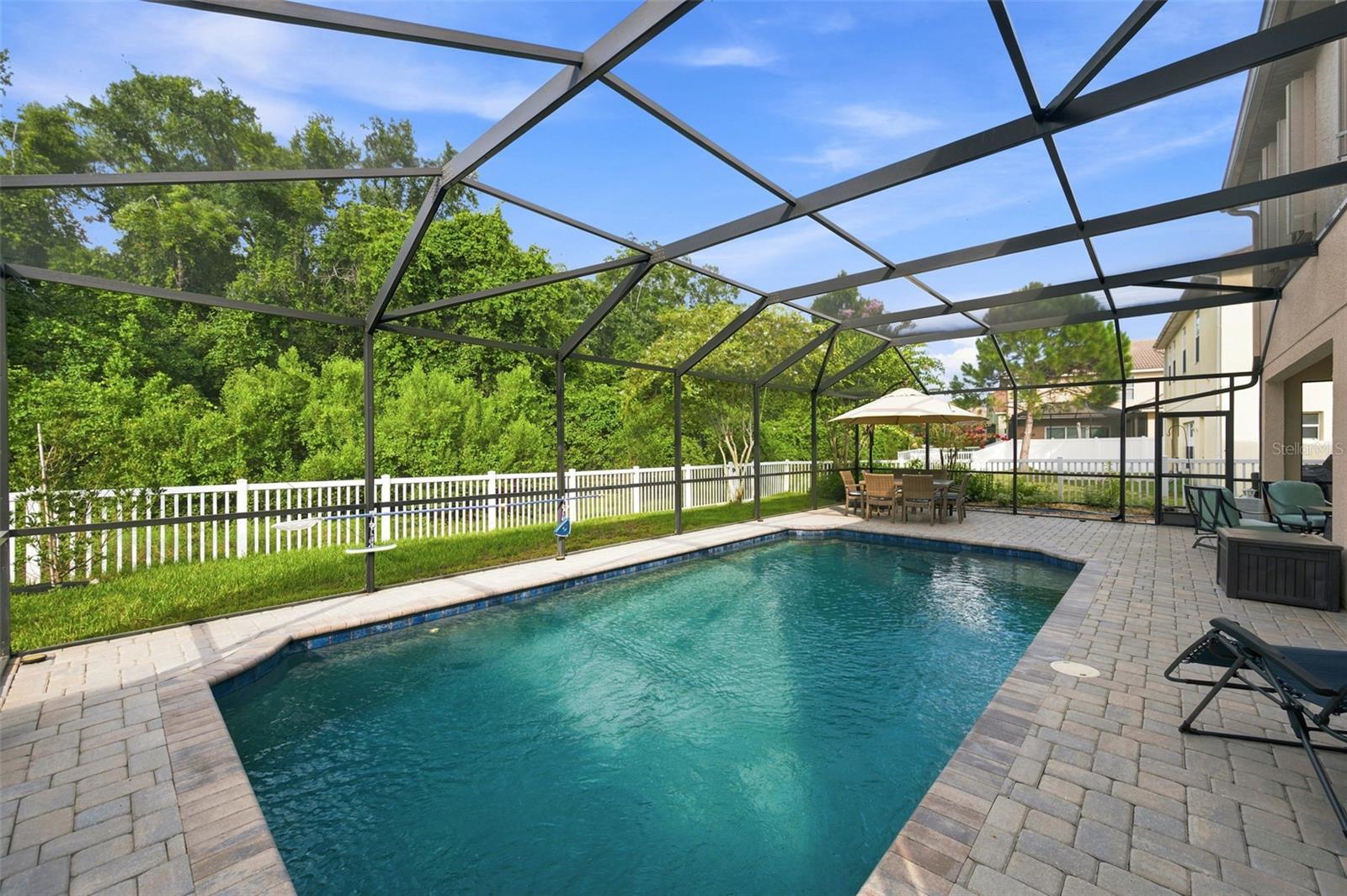 Refreshing private pool.