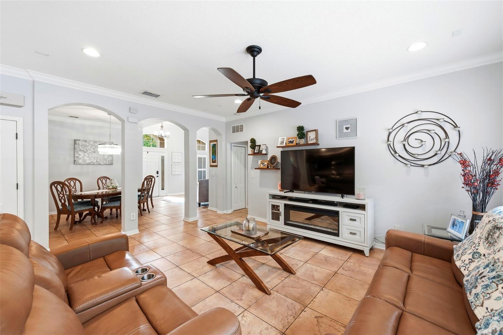 Another view of the family room.