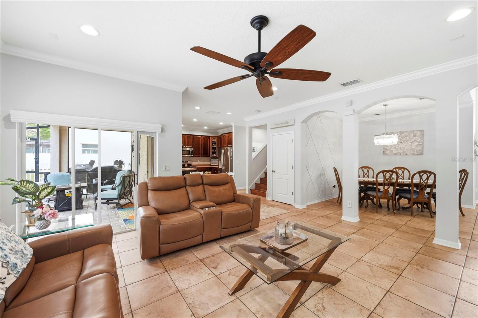 Open floor plan.