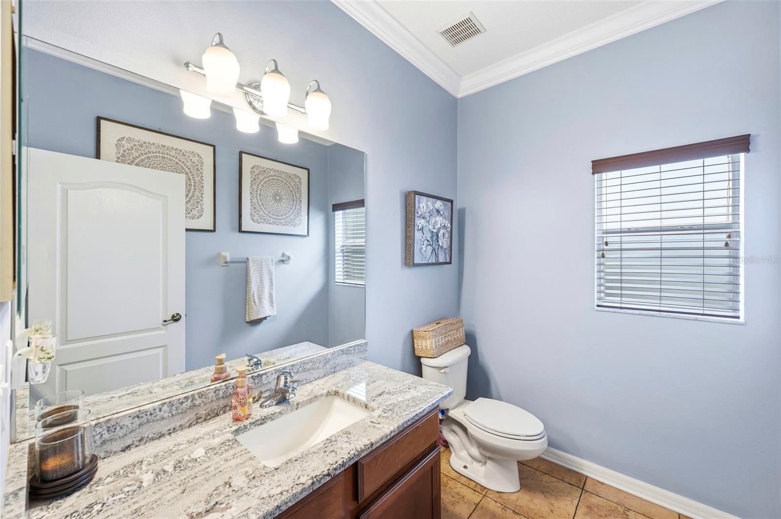 1st Level Half-Bath with Room to Expand to a Full Bath.