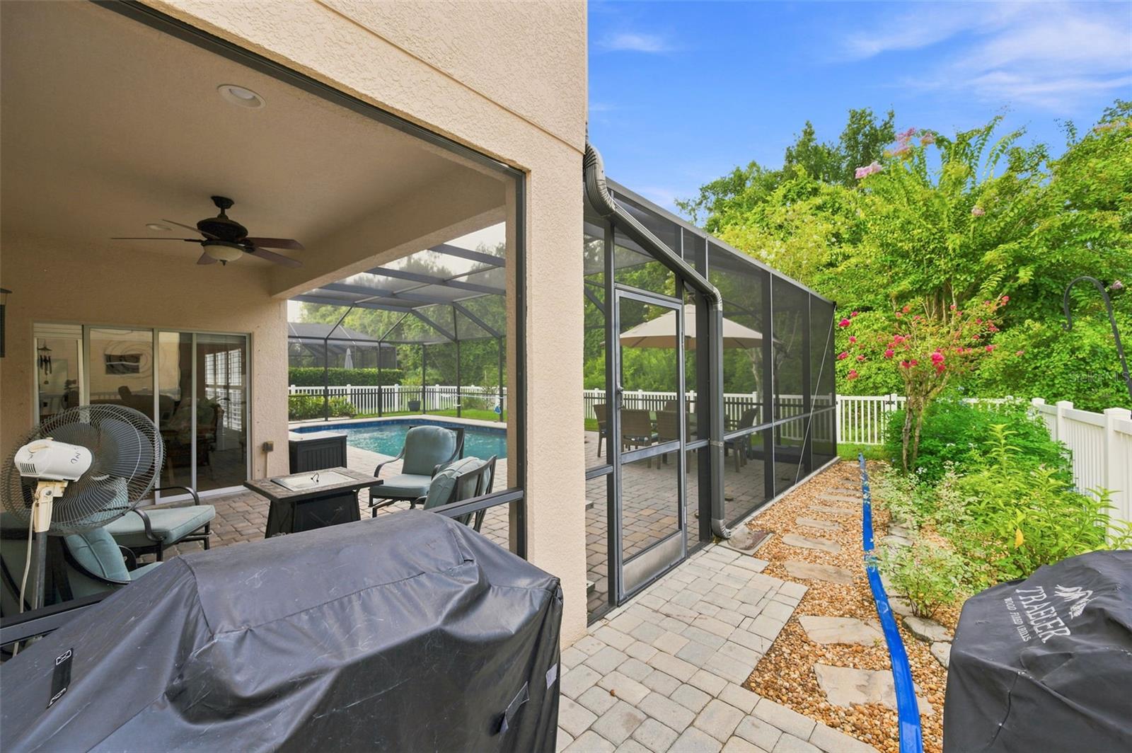Fully fenced yard.