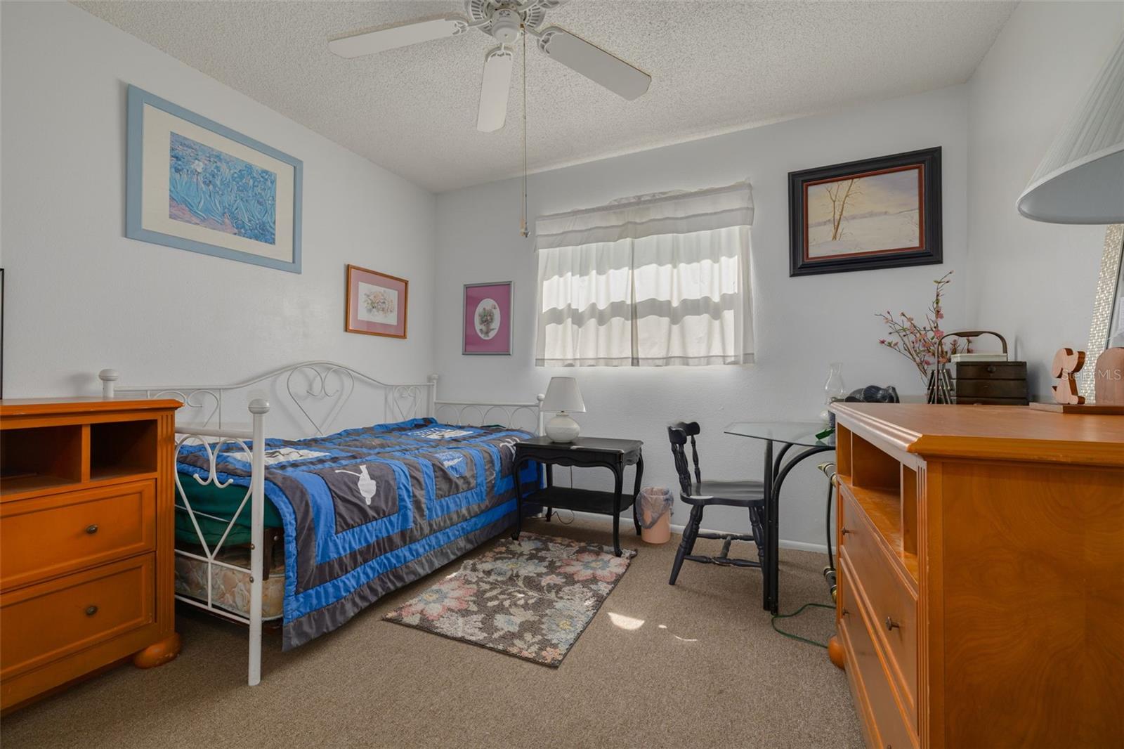 Bedroom #2, carpet flooring