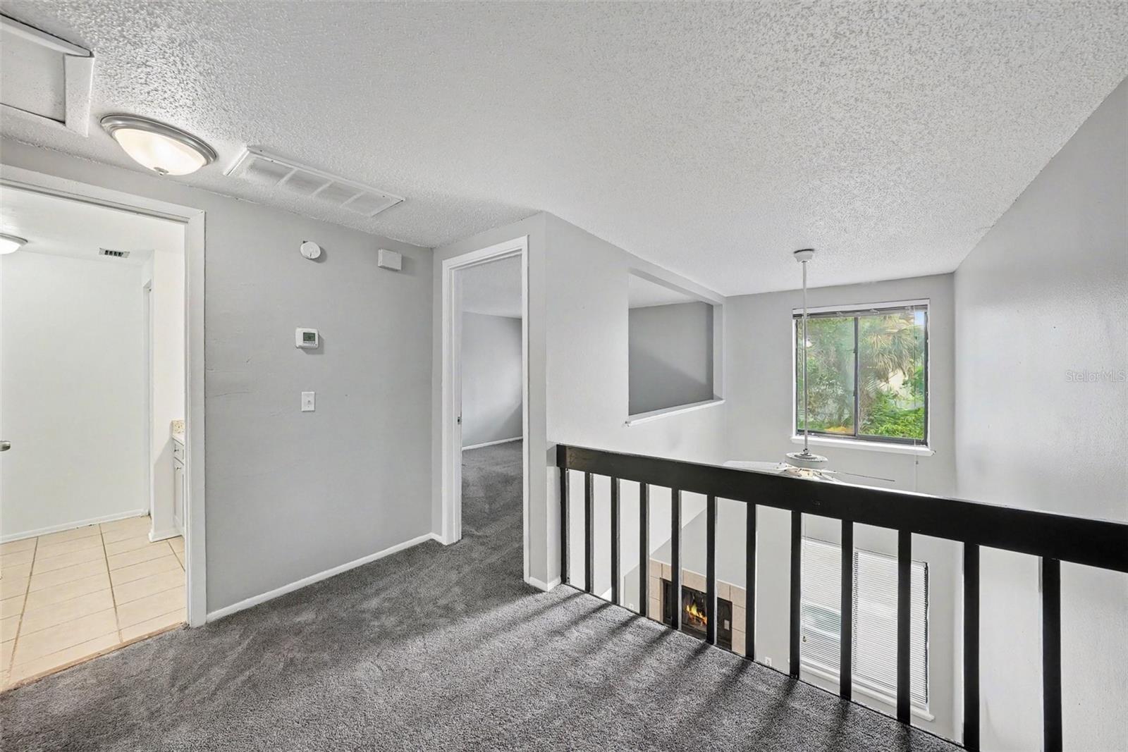 Second Floor spacious landing, with potential office space use.