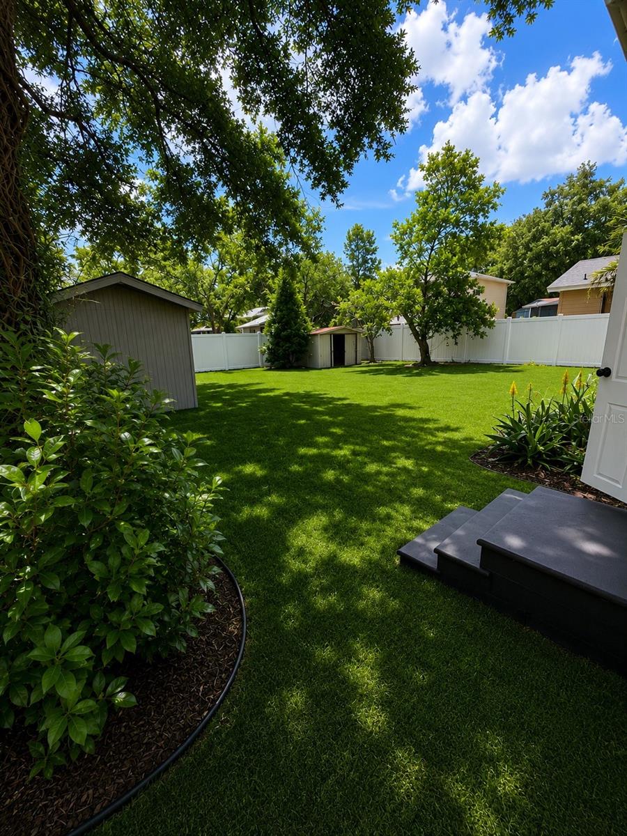 Fenced Backyard / Storage / Shed