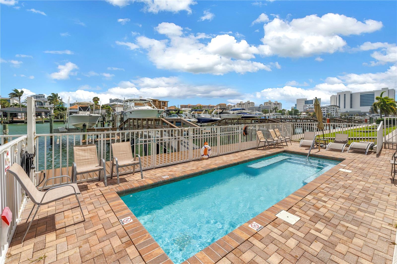 heated pool