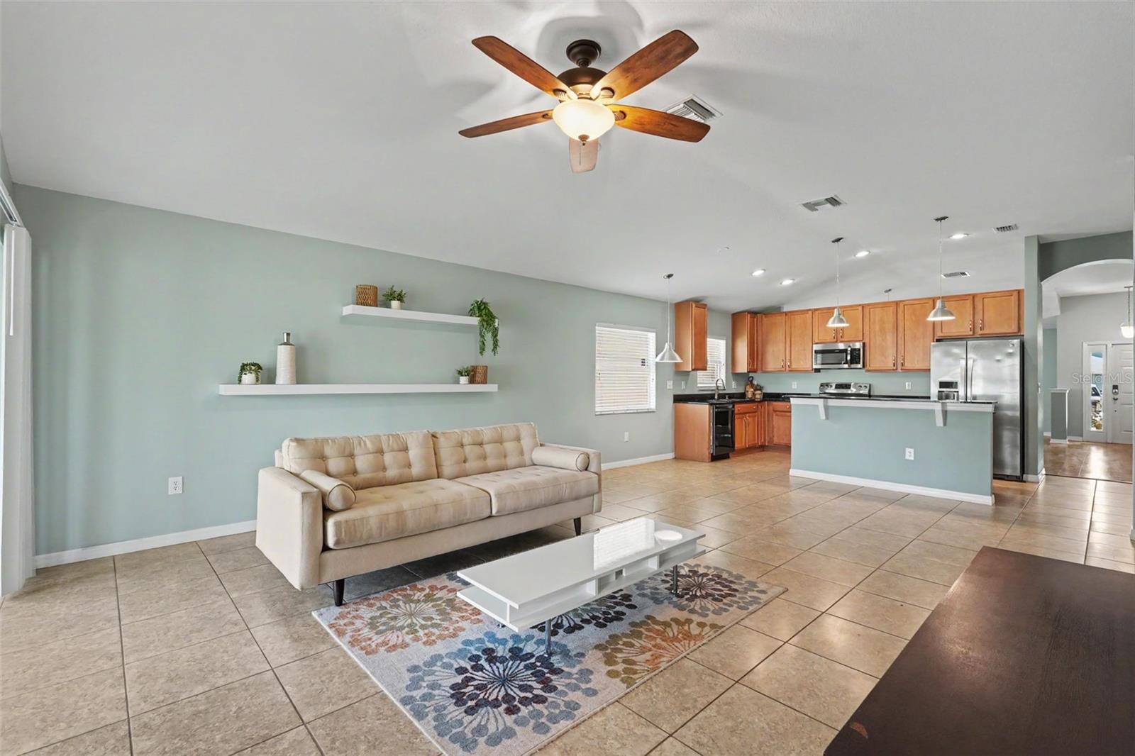 Family Room/Dinette/Kitchen
