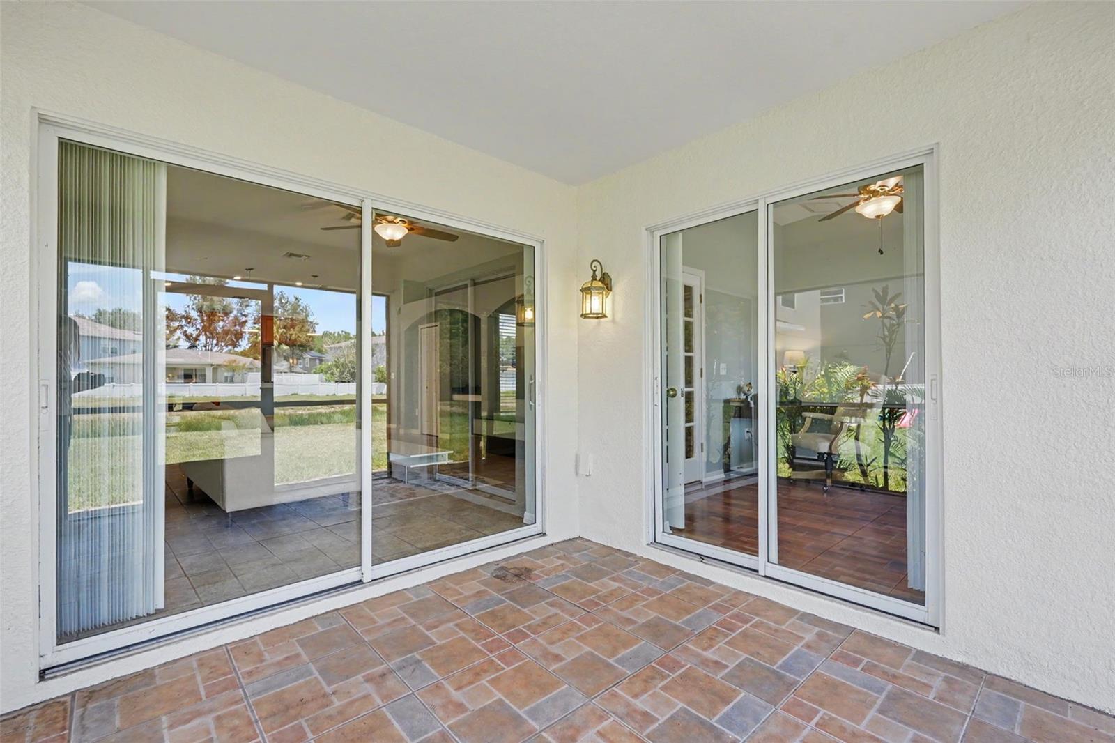 Screened in patio
